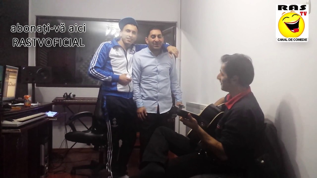 Berbelitză si Damiean la repetitii in Studio @ Mihaita din Berceni ( Râs TV )