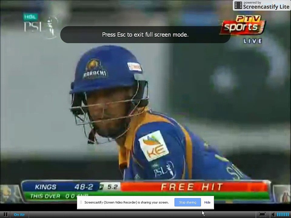 first free hit in PSL t20