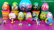 Many Surprise Eggs Kinder Surprise Guardians Of The Galaxy SpongeBob Minnie Mouse Ben 10 Toys