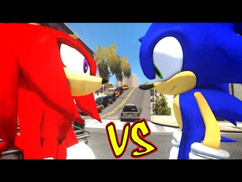 Sonic VS Knuckles the Echidna