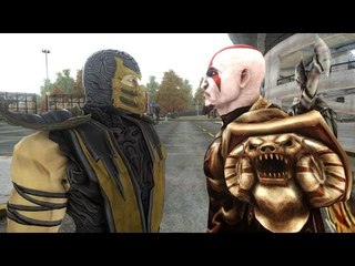 SCORPION VS KRATOS - MORTAL KOMBAT VS GOD OF WAR