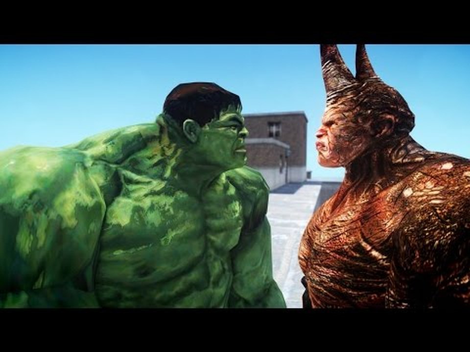 The Incredible Hulk VS Rhino - Amazing Spider-Man