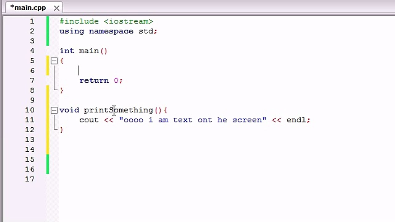 Buckys C++ Programming Tutorials - 9 - Functions