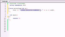 Buckys C   Programming Tutorials - 10 - Creating Functions That Use Parameters