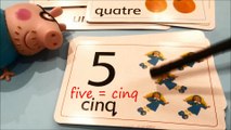 peppa pig apprendre l'anglais the numbers | learn French les nombres