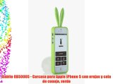 Rabito RB50005 - Carcasa para Apple iPhone 5 con orejas y cola de conejo verde