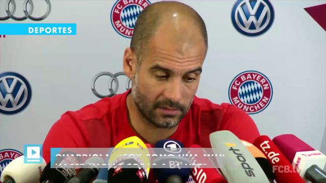 Guardiola: “Soy como una mujer, puedo hacer varias cosas a la vez