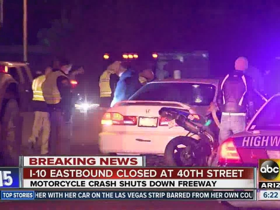 Serious crash closes eastbound I-10 in Phoenix