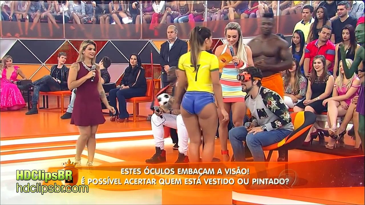 Brazil Football (Soccer) Body Paint Girl