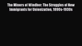 [PDF Download] The Miners of Windber: The Struggles of New Immigrants for Unionization 1890s-1930s
