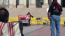 Melissa Goodblanket Speaks at OK State Capitol Rally Against Police Brutality