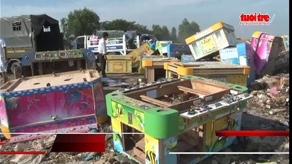 Tiêu hủy 40 máy trò chơi bắn cá