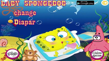 ღ Baby SpongeBob Change Diaper TV Episode - Baby Game for Kids