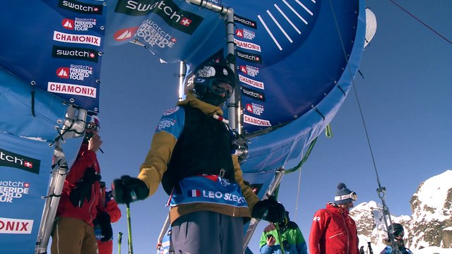 Le run de Léo Slemet au Freeride World Tour 2016 de Chamonix
