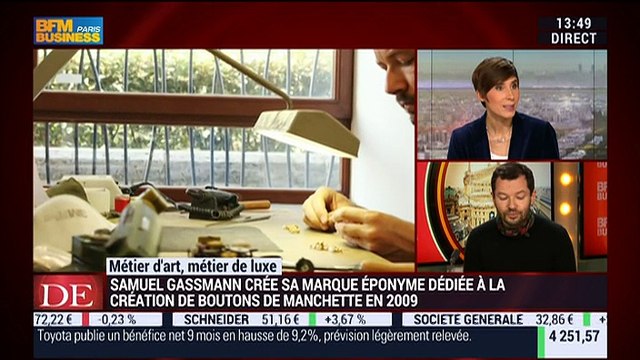 Métiers d'art, Métiers de luxe: Créateur de boutons de manchette - 05/02