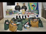 Gioia Tauro (RC) - Mezza tonnellata di cocaina sequestrata in due container al porto (05.02.16)