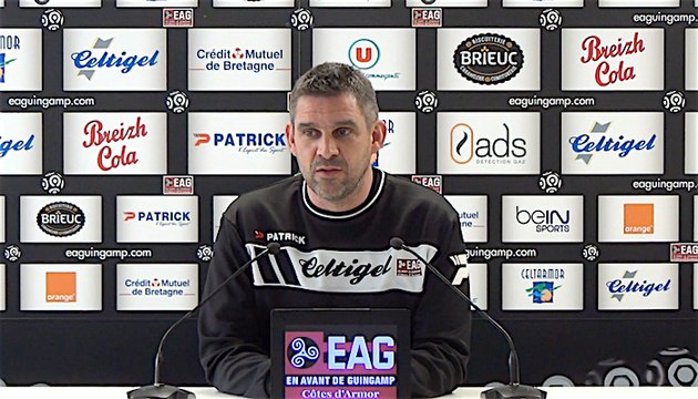 L1-J25 / Ajaccio-EAG, la conférence de presse de Jocelyn Gourvennec