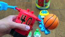 Cookie Monster Eating Cars KNex Sesame Street Cookie Monster Basketball Lego Building Set