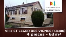 A vendre - Maison/villa - ST LEGER DES VIGNES (58300) - 4 pièces - 63m²