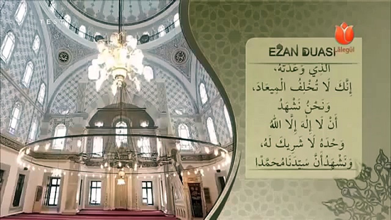 Cübbeli Ahmet Hoca Efendi'den Ezân Duası