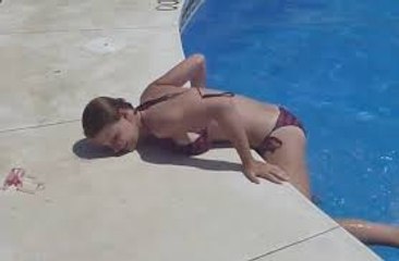 Period in Swimming pool Prank