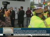 Activistas pro kurdos rechazan visita de Erdogan a Ecuador