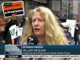 EE.UU.: pacientes de cáncer protestan contra el TPP en Washington