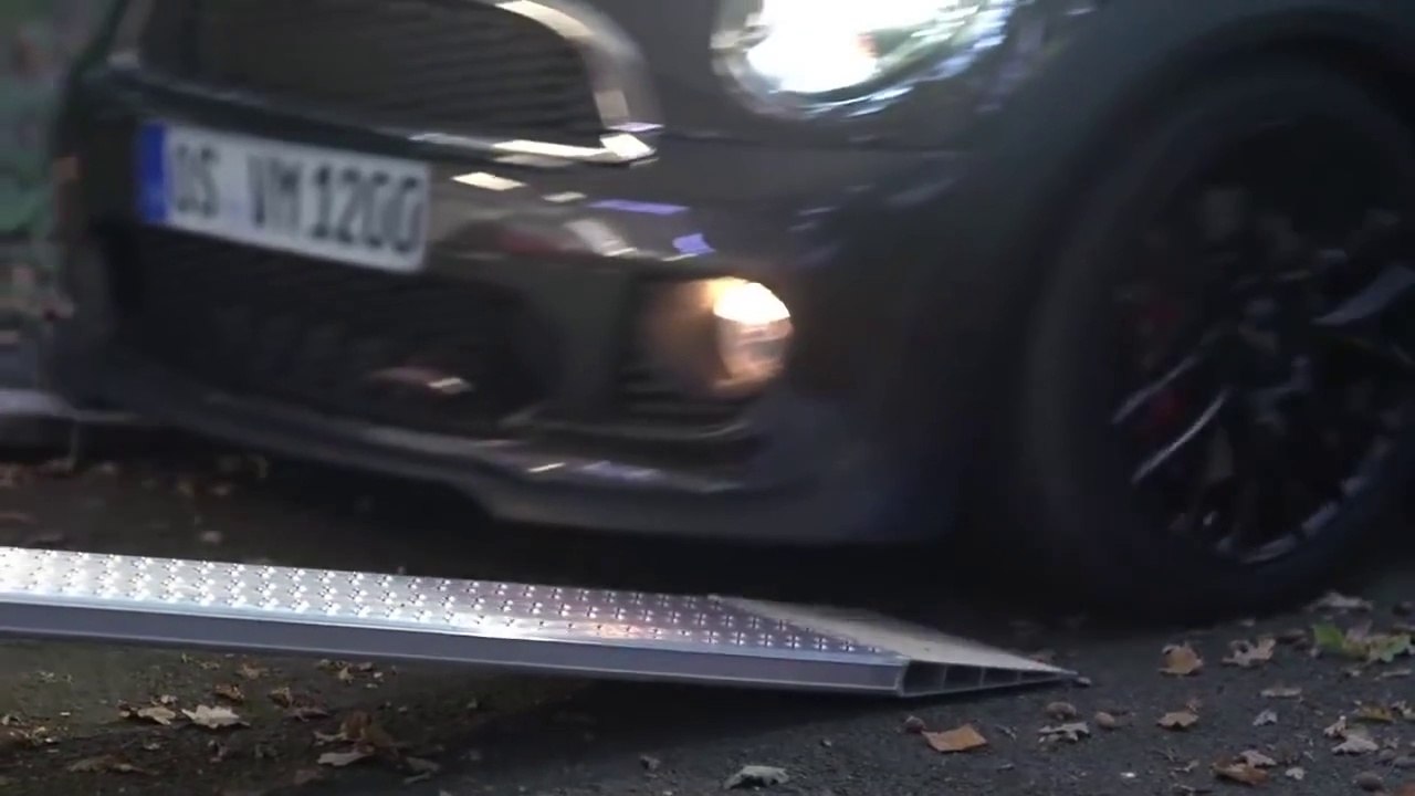 Incredible luxury Camping car - you can park your car inside