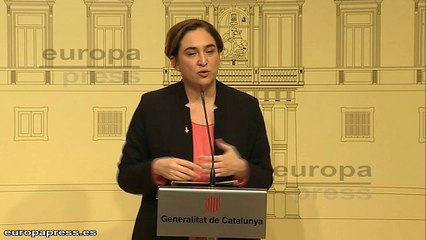 Colau: "Espero un acuerdo lo antes posible"