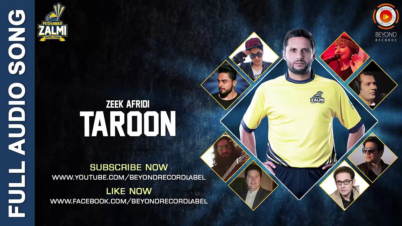 Taroon - Zeek Afridi - Peshawar Zalmi Song - PSL 2016 HD 720p