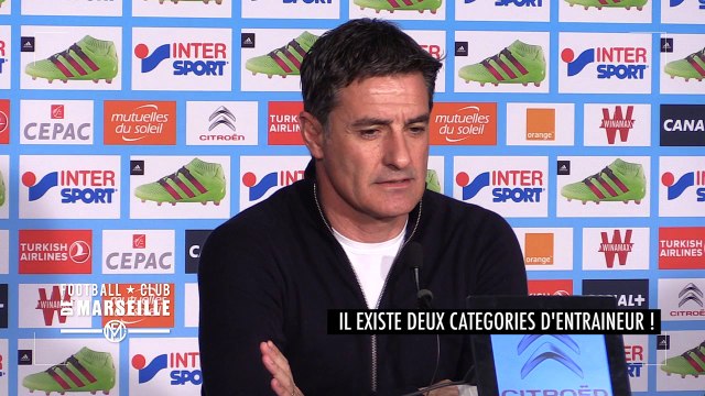 Michel: Il existe deux catégories d'entraineur ; Et toi tu creuses ?