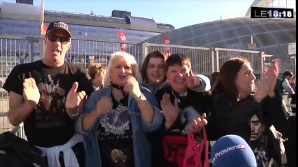 Le 18:18 - Marseille : les fans de Johnny "allument le feu" devant le Dôme