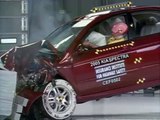 2005 Kia Spectra moderate overlap IIHS crash test