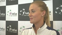 Tennis - Fed Cup : Mladenovic «Avec Giorgi, on ne sait pas trop à quoi s'attendre»