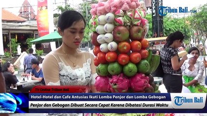 Lomba Penjor dan Gebogan Jelang Hari Raya Galungan