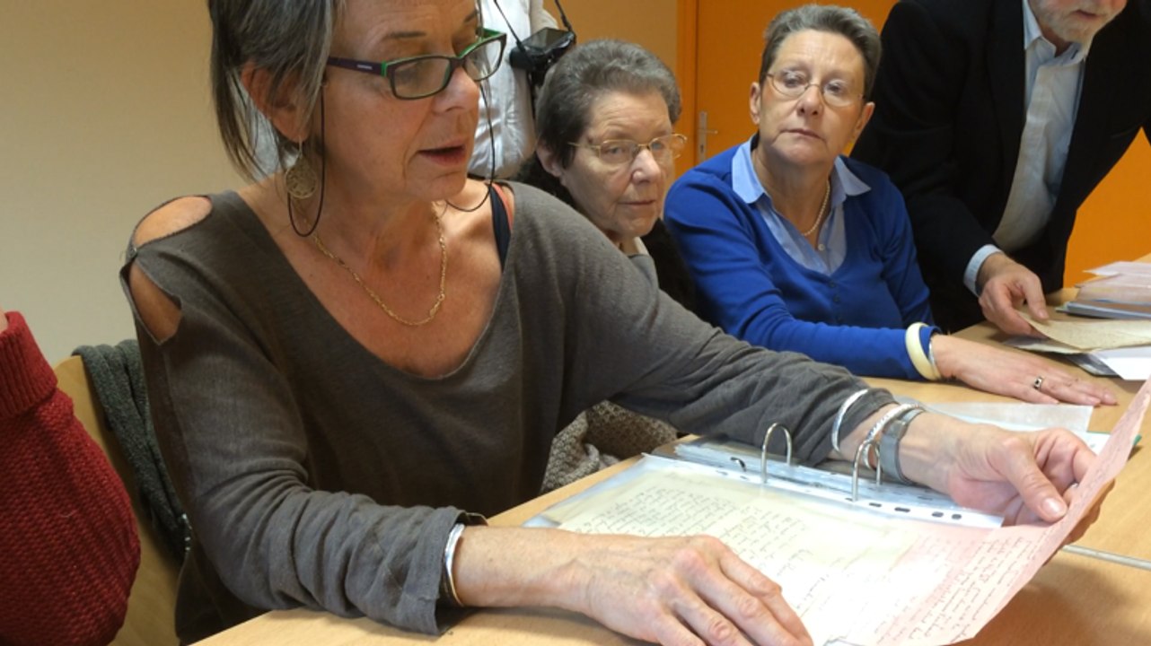 Lecture de lettres de Joseph Vanhaecke et Marie-Thérèse Grégoire