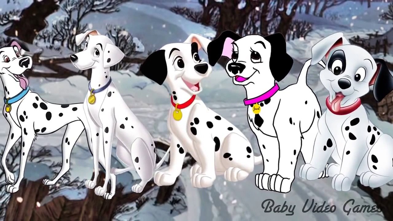 Finger Family Dalmatians 101 Disney Song Alphabet ABC Songs for Children
