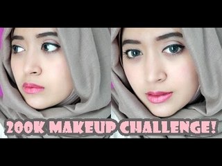 200K MakeUp Challenge | Natasha Farani