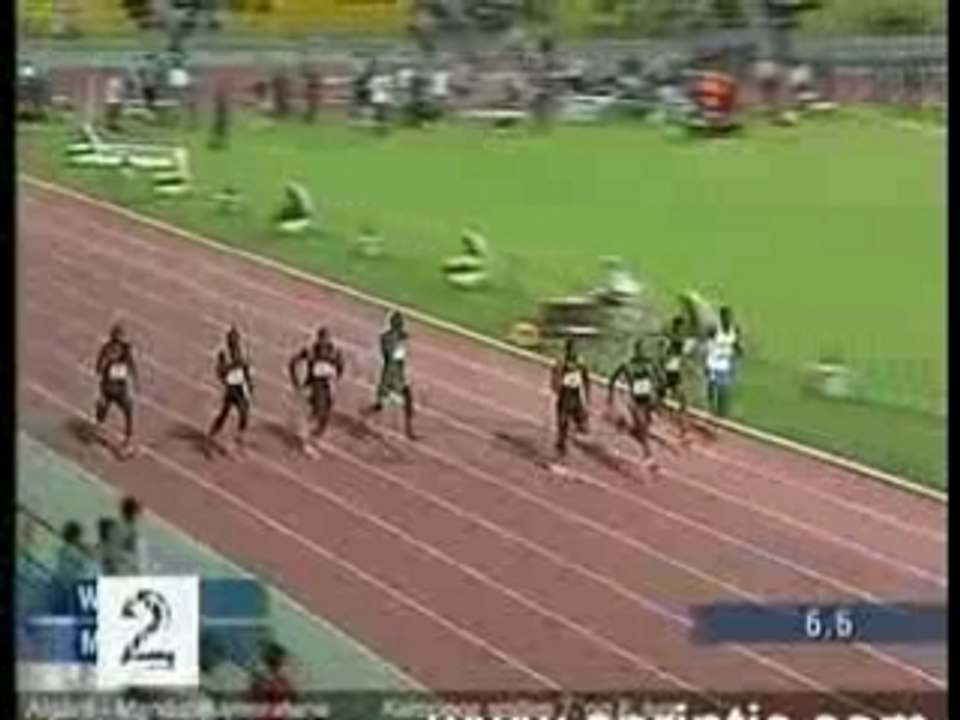 Record du monde égalé du 100m par Justin Gatlin (deloyal)