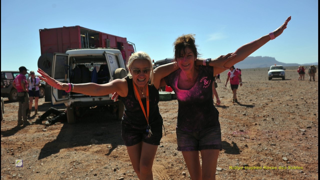 Rallye au  trophée Roses des Sables au Maroc