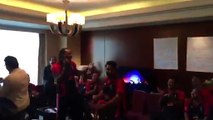 Chris Gayle,Umar Akmal and Other Lahore Qalander Team Members Dancing on Punjabi Song