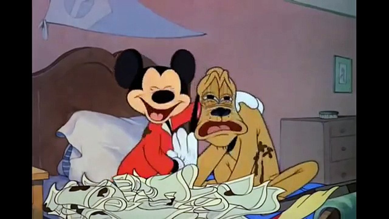 Disney Classic Cartoon - Mickey Mouse, Pluto, Donald Duck & Chip and Dale