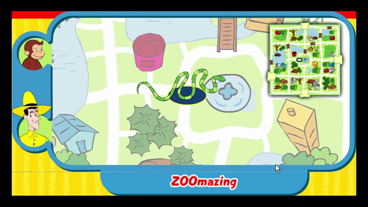 Curious George Zoomazing Cartoon Animation PBS Kids Game Play Walkthrough