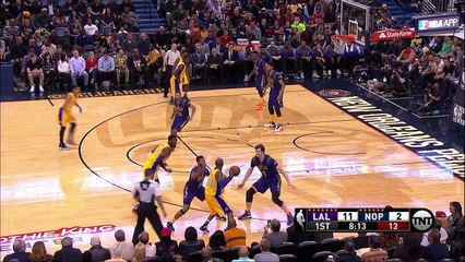 Kobe Bryant's Vintage Fadeaway Jumper - Lakers vs Pelicans - February 4, 2016 - NBA 2015-16 Season - MP4 HD