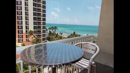 Affordable Condo-studio-Oceanview balcony- for rent-oceanfront-Sunny Isles Beach, FL