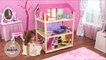 Girls Large Pink Wooden Dollhouse & Dolls Furniture Set By KidKraft