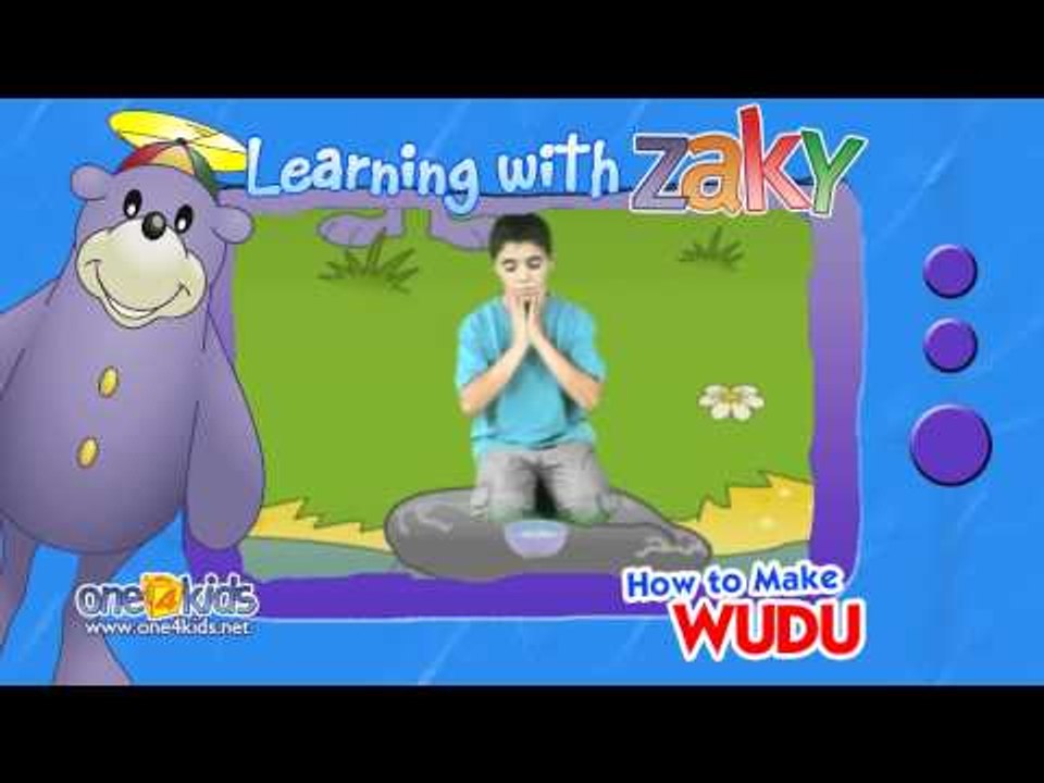 How to make Wudu (Ablution) | Learning with Zaky