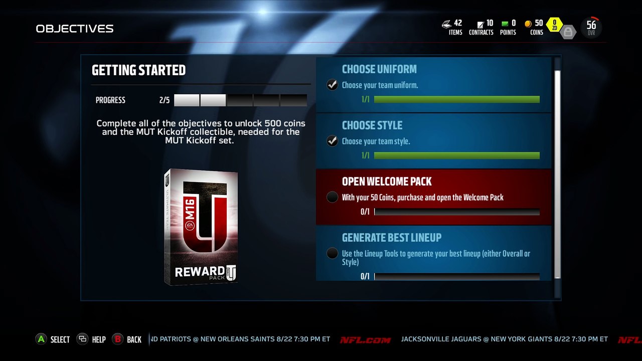 Madden 16 X Ultimate Team Starter Pack