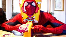 Spiderman vs Batman Pie Face In Real Life With Hulk! Superhero Fun Playtime Movie & Kids Toys