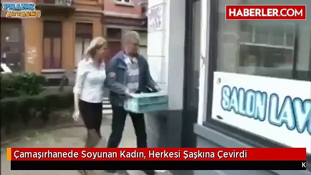Çamaşırhanede Soyunan Kadın, Herkesi Şaşkına Çevirdi